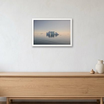 Disko Bay #1 — 45×30cm, 18×12" White Frame