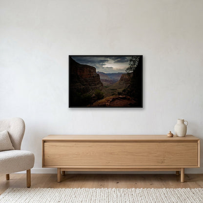 Grand Canyon #12 — 100×70cm, 39×28" Black Frame