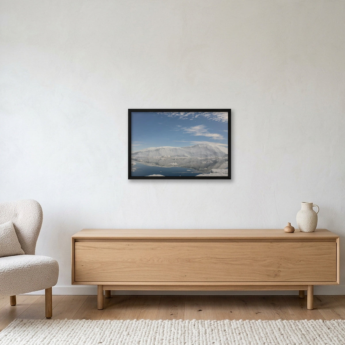 Disko Bay #8 — 60×40cm, 24×16" Black Frame