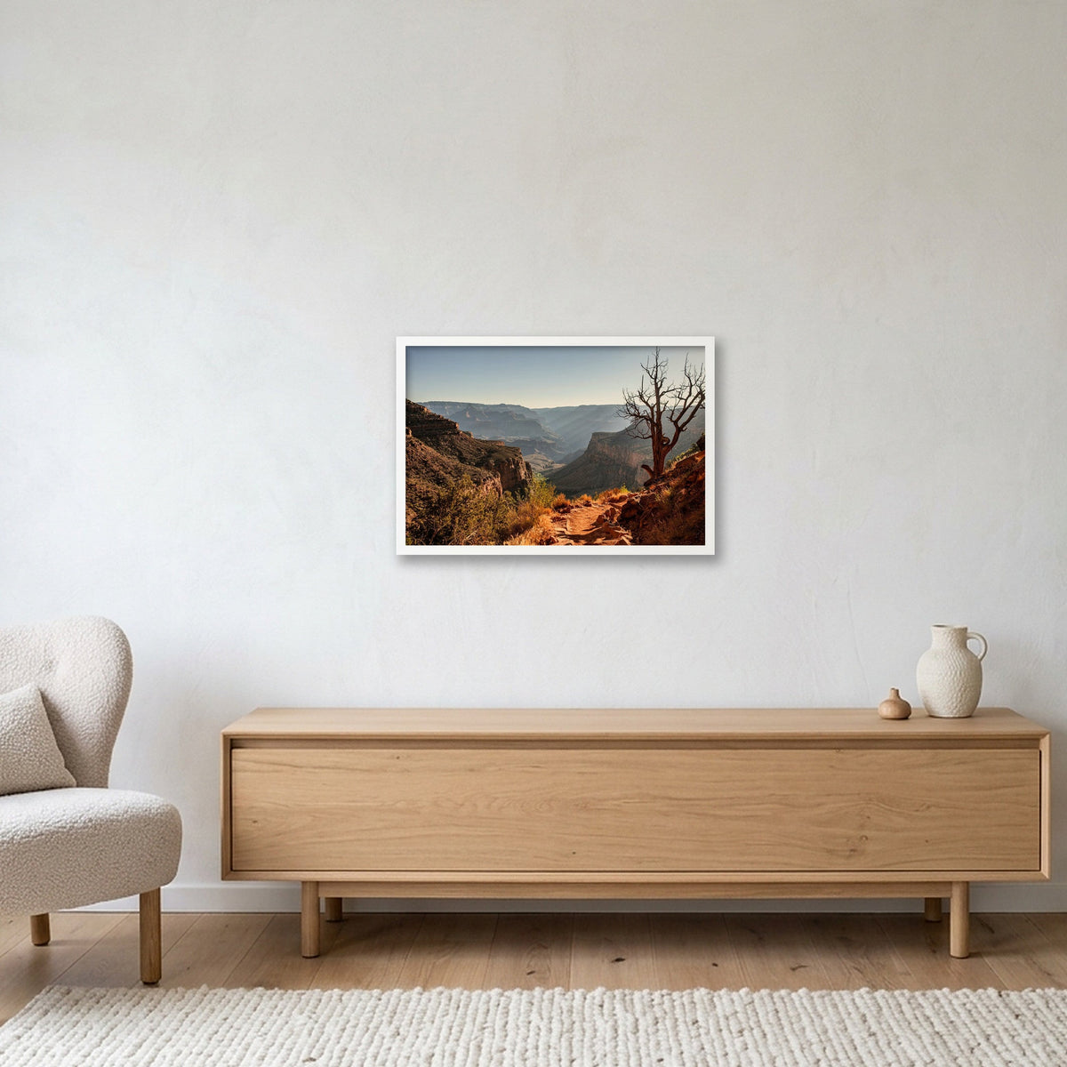 Grand Canyon #18 — 60×40cm, 24×16" White Frame