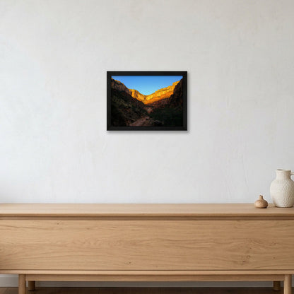Grand Canyon #4 — A4 (30×21cm, 12×8") Black Frame