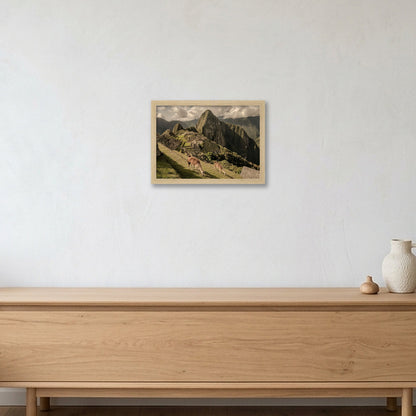 Animal Kingdom #7 — A4 (30×21cm, 12×8") Oak Frame