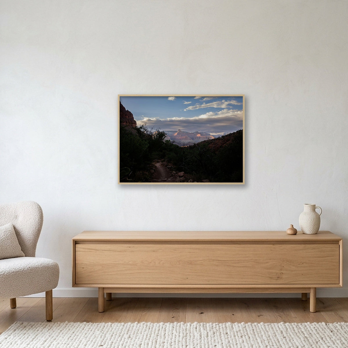 Grand Canyon #8 — 100×70cm, 39×28" Oak Frame