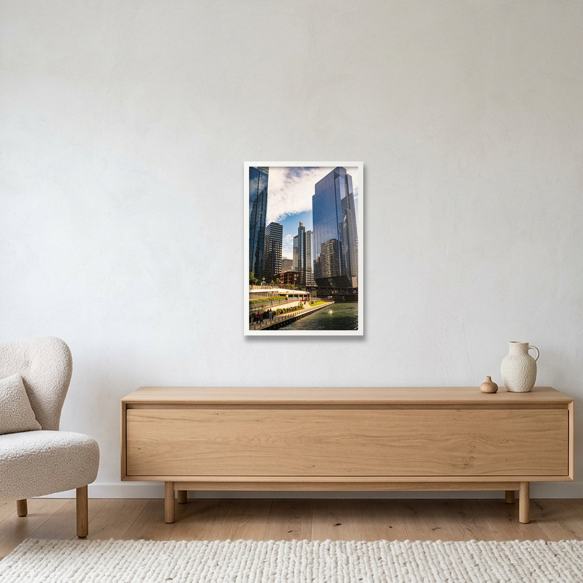 Chicago #5 — 40×60cm, 16×24" White Frame