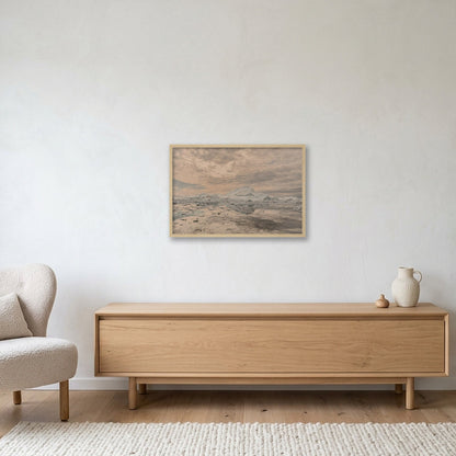 Disko Bay #10 — 60×40cm, 24×16" Oak Frame