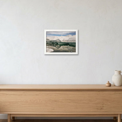 Disko Bay #16 — A4 (30×21cm, 12×8") White Frame