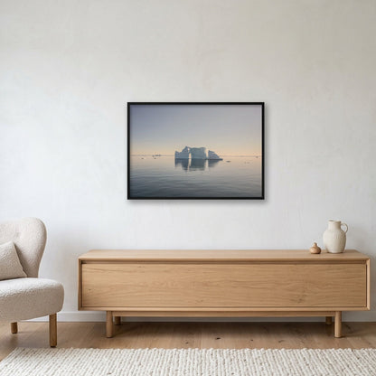 Disko Bay #1 — 100×70cm, 39×28" Black Frame