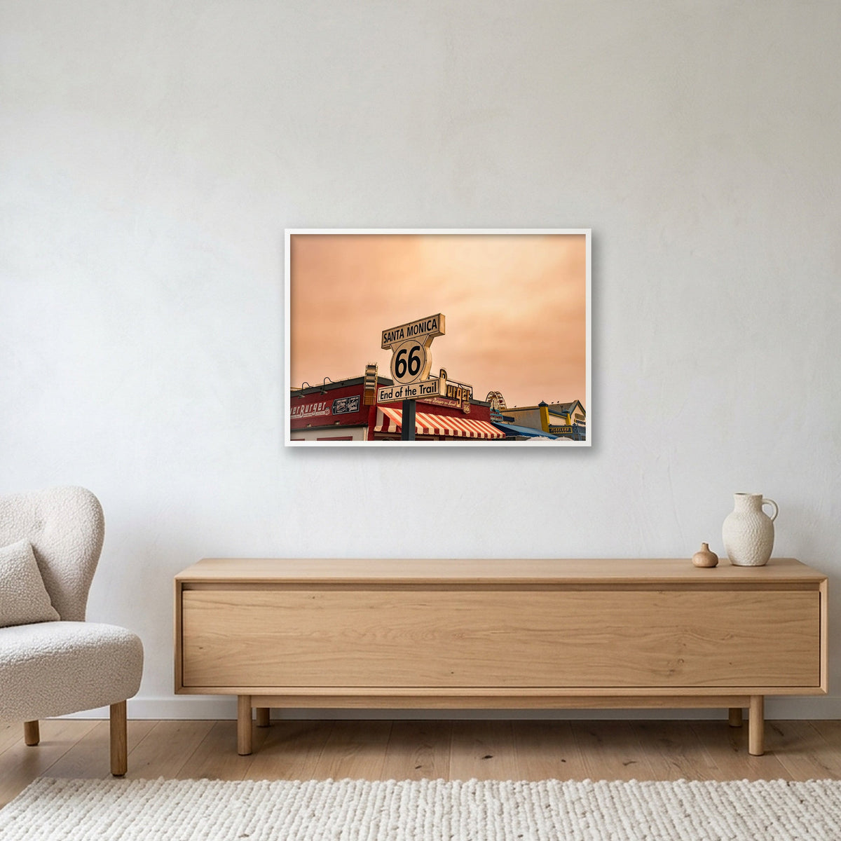 Los Angeles #1 — 100×70cm, 39×28" White Frame