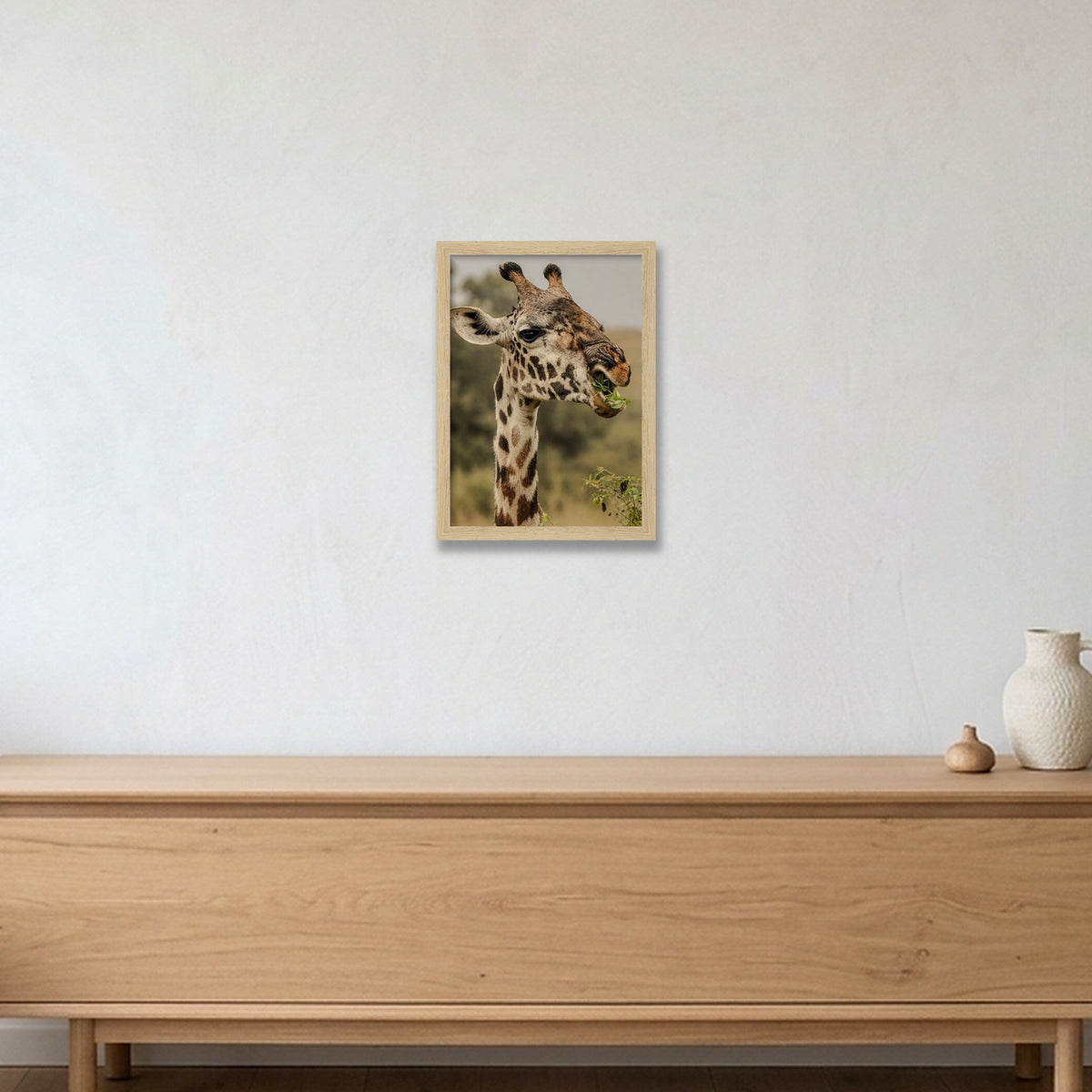 Animal Kingdom #19 — A4 (21×30cm, 8×12") Oak Frame