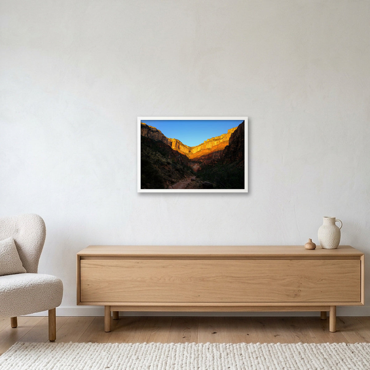 Grand Canyon #4 — 60×40cm, 24×16" White Frame