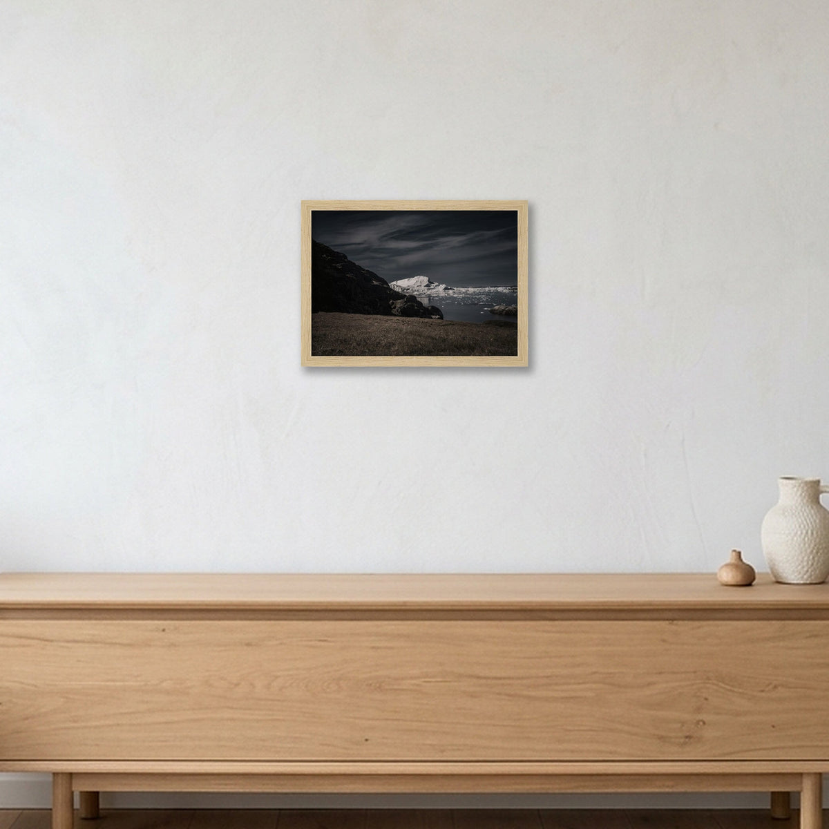 Ilulissat Landscape #8 — A4 (30×21cm, 12×8") Oak Frame