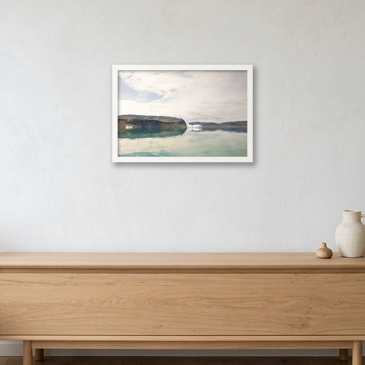 Ilulissat Landscape #13 — 45×30cm, 18×12" White Frame
