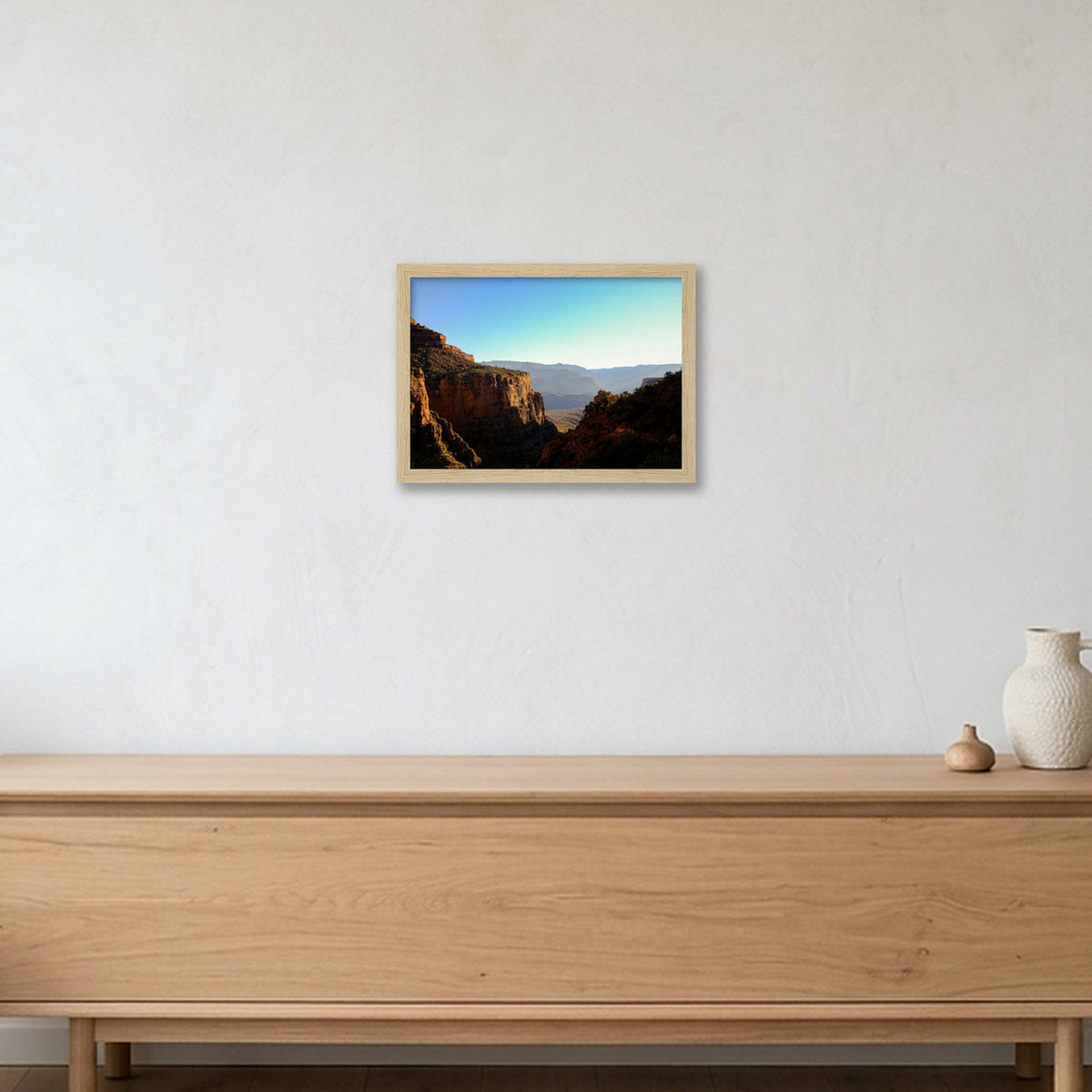 Grand Canyon #19 — A4 (30×21cm, 12×8") Oak Frame