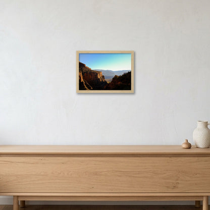 Grand Canyon #19 — A4 (30×21cm, 12×8") Oak Frame