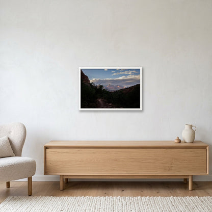 Grand Canyon #8 — 60×40cm, 24×16" White Frame