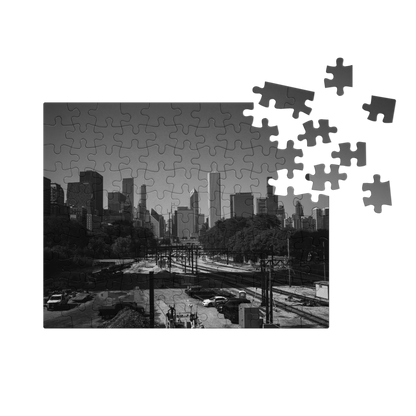 Chicago Skyline Jigsaw Puzzle — front view