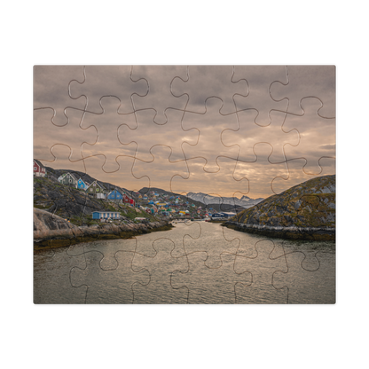 Greenland Houses Jigsaw Puzzle — front view
