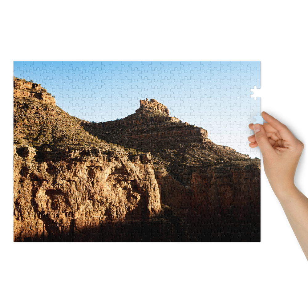 Grand Canyon Golden Cliffs Jigsaw Puzzle — front view
