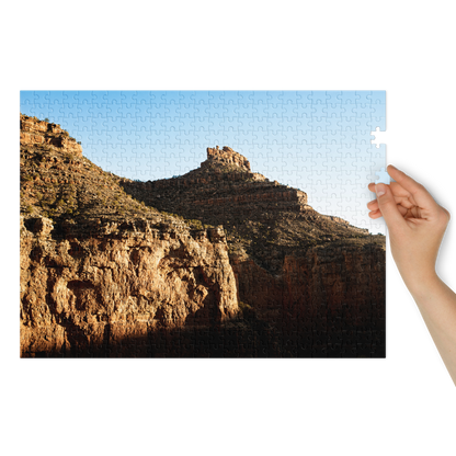 Grand Canyon Golden Cliffs Jigsaw Puzzle — front view