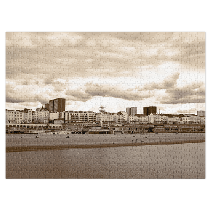 Brighton Seafront Jigsaw Puzzle with storage tin