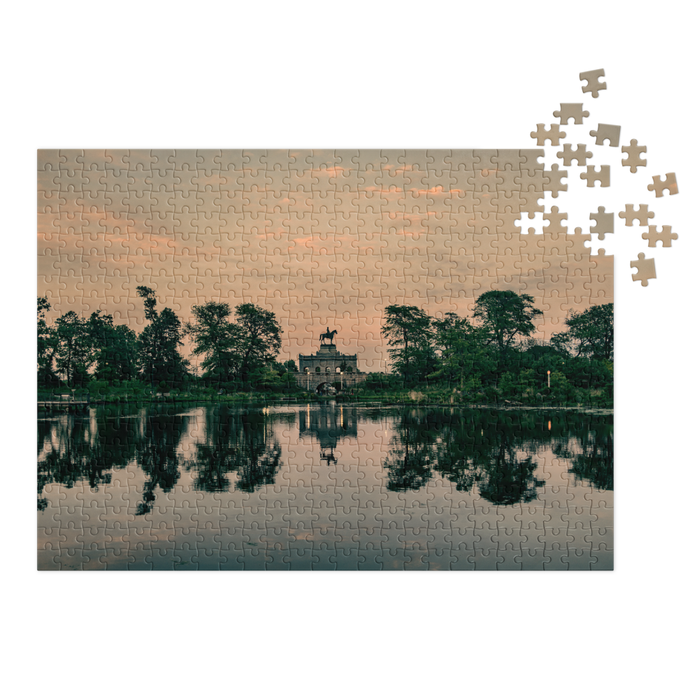 Chicago Reflections Jigsaw Puzzle — front view
