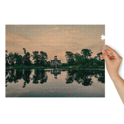 Chicago Reflections Jigsaw Puzzle — front view