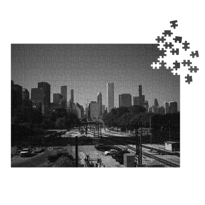 Chicago Skyline Jigsaw Puzzle — front view