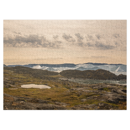 Disko Bay Tundra Jigsaw Puzzle with storage tin