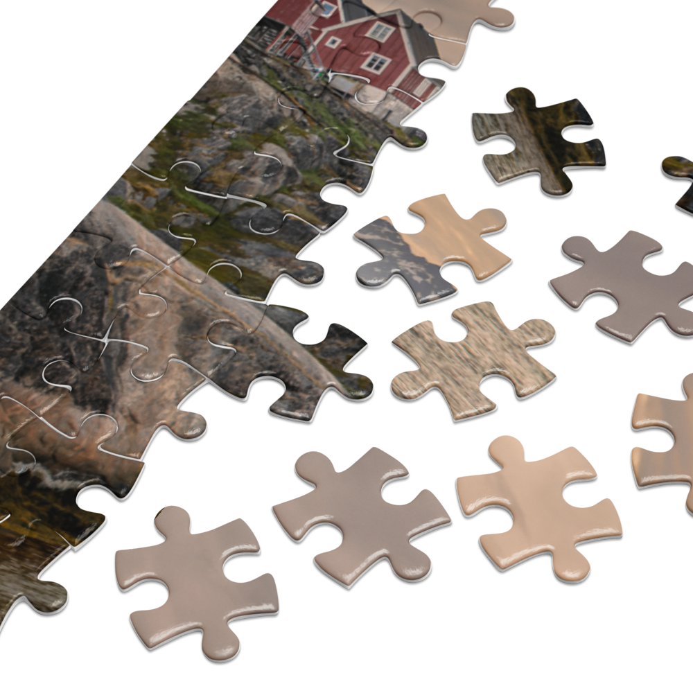 Greenland Houses Jigsaw Puzzle — detail view