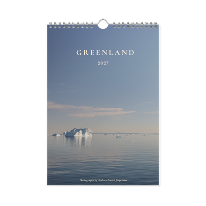 2027 Wall Calendar — Greenland, front cover