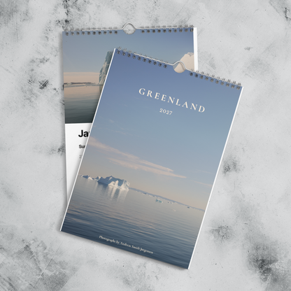 2027 Wall Calendar — Greenland — front view