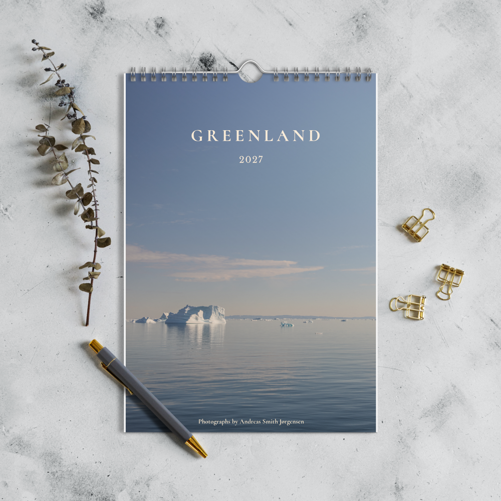 2027 Wall Calendar — Greenland — front view