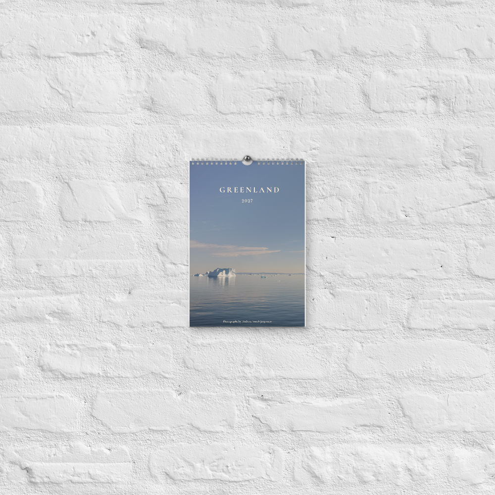 2027 Wall Calendar — Greenland — front view